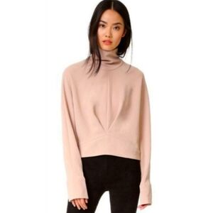 IRO Greta Blush Pink High Neck Slouchy Dolman Sleeve Minimalist Size 40